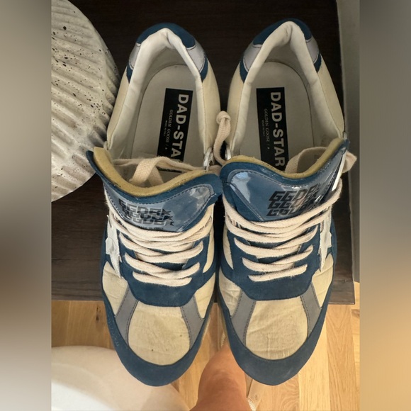 Men’s Blue Golden Goose Running Dad Sneakers - Picture 4 of 4